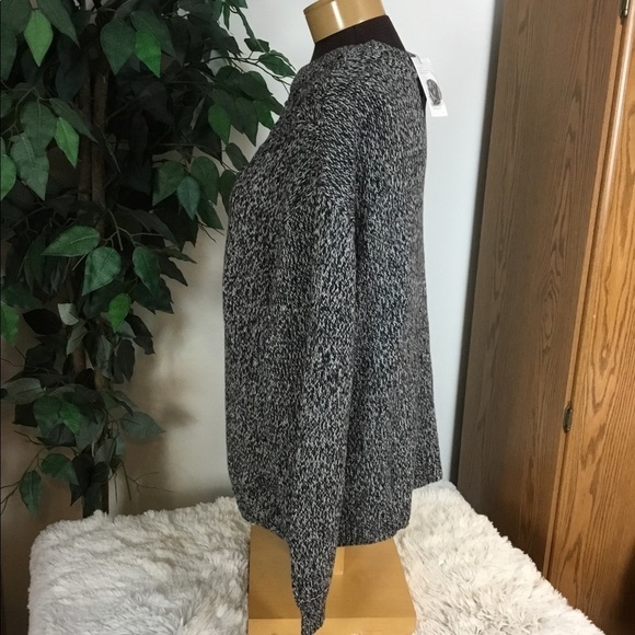SONOMA XXL Goods For Life sweater w/ stitch detail shades of black/gray … - Picture 6 of 13